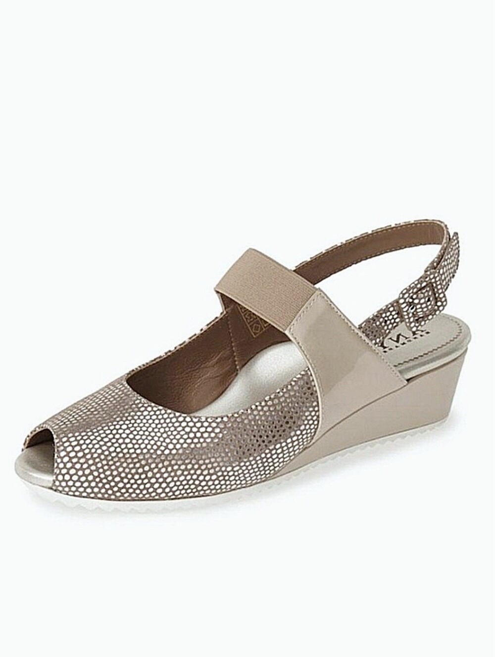 Anyi Lu Carina Slingback Wedge Sandal